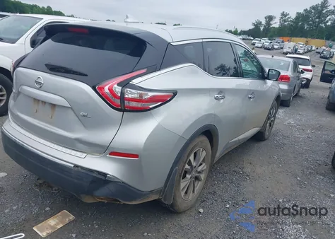 2018 Nissan Murano Sl из США, поврежденный, VIN 5N1AZ2MG5JN123662